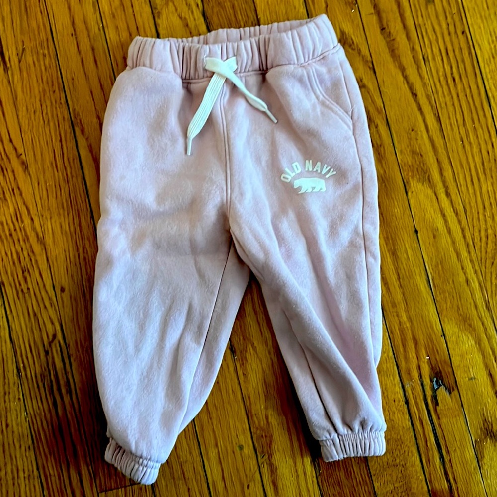18-24mo old navy pink sweatpants